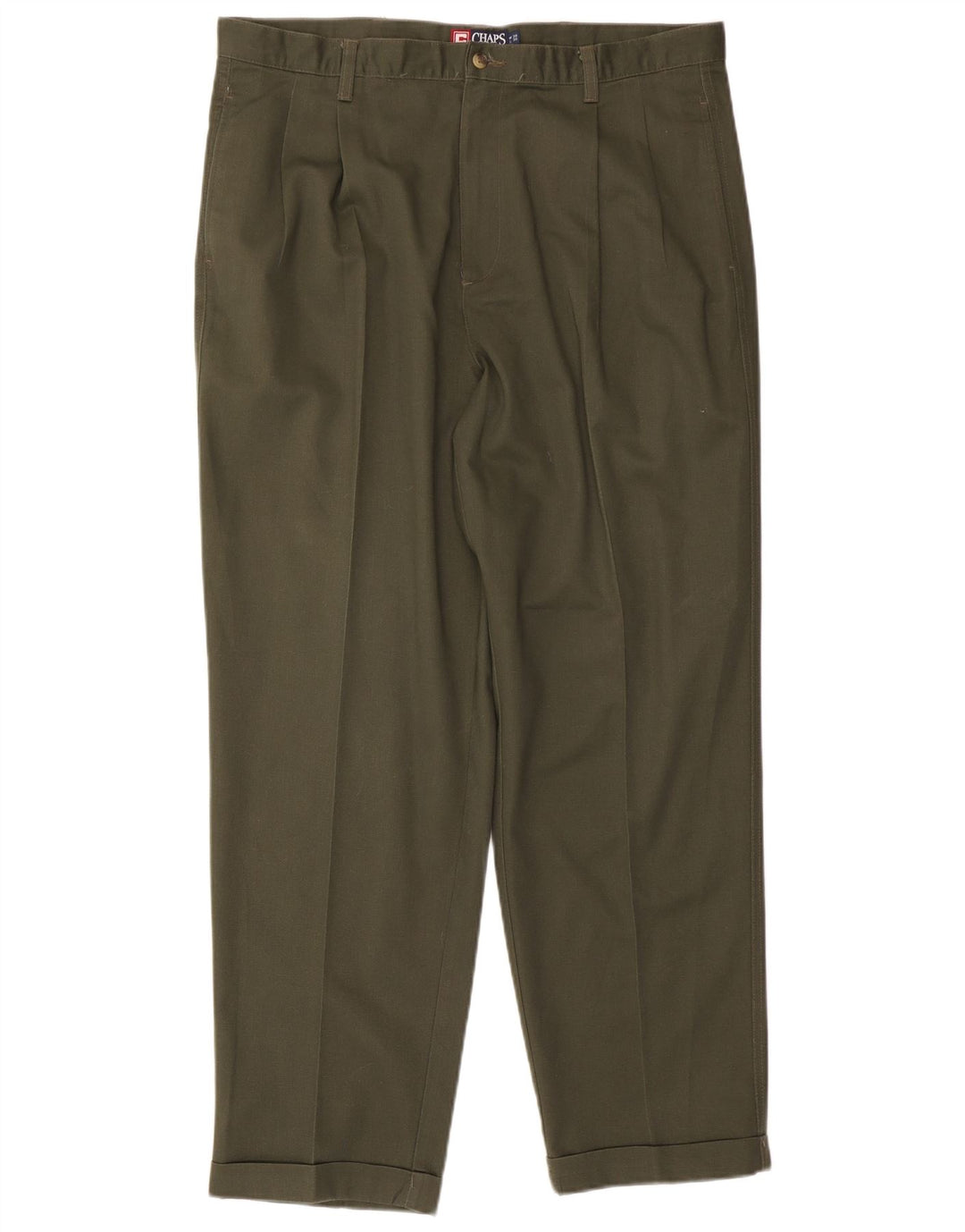 CHAPS RALPH LAUREN Mens Pegged Chino Trousers W38 L30  Khaki Cotton