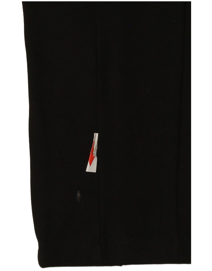 Zara Womens Leggings UK 12 Medium  Black Viscose