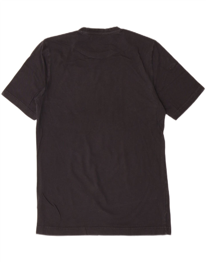 ADIDAS Mens Graphic T-Shirt Top Small Black Cotton Vintage Adidas and Second-Hand Adidas from Messina Hembry 