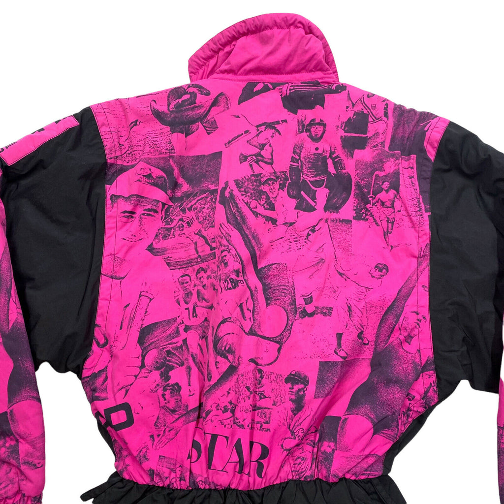 Star Of The Hill Head Ski Suit | Vintage Designer Black Pink Retro Snow Gear VTG | Vintage Messina Hembry | Thrift | Second-Hand Messina Hembry | Used Clothing | Messina Hembry 