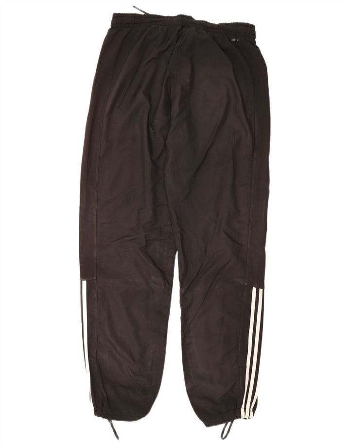 Adidas Mens Climalite Tracksuit Trousers Joggers Large Black Polyester