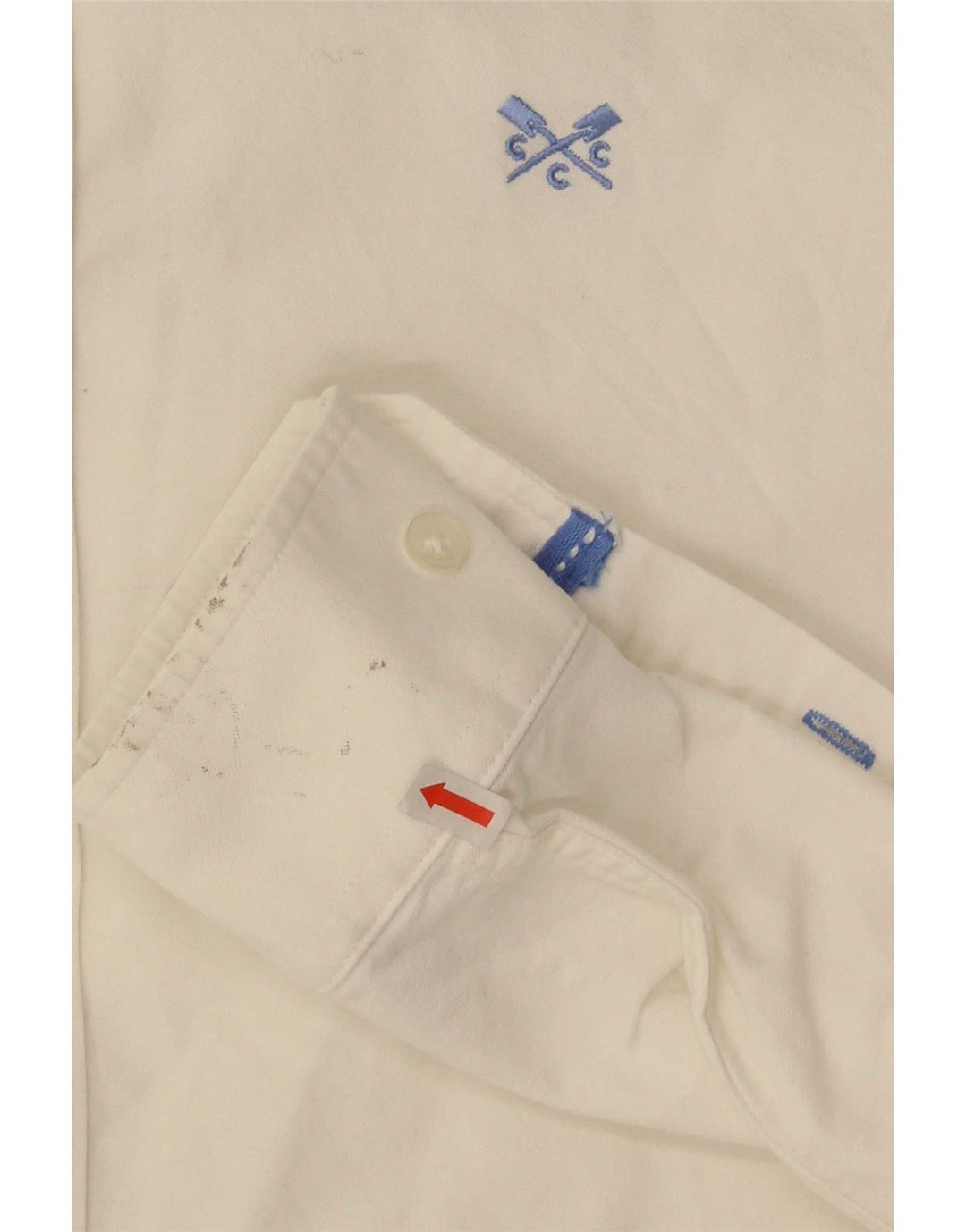 Crew Clothing Mens Slim Fit Shirt Small White Cotton