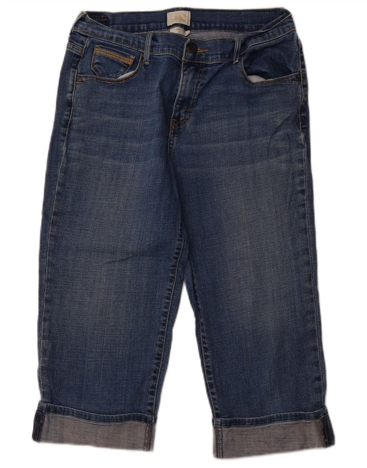 LEVI'S Womens 515 Capri Jeans US 8 Medium W28 L19  Blue Cotton