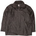 HENRY MORELL Mens Leather Jacket UK 42 XL Black Leather