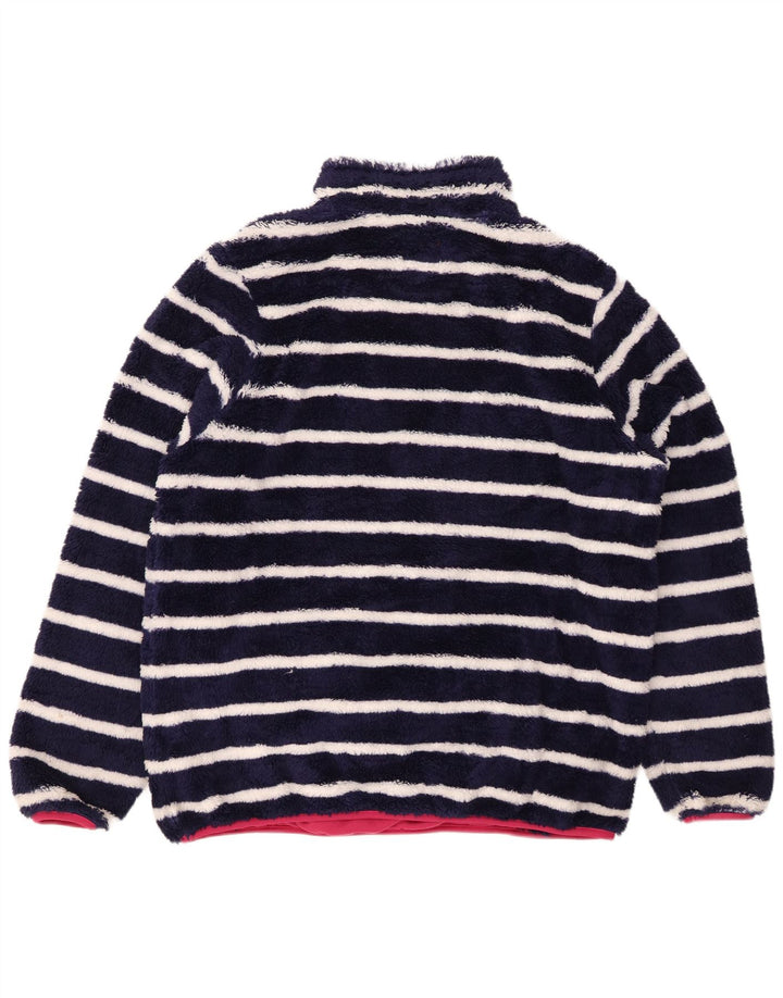 MOUNTAIN WAREHOUSE Womens Fleece Jumper UK 18 XL Navy Blue Striped