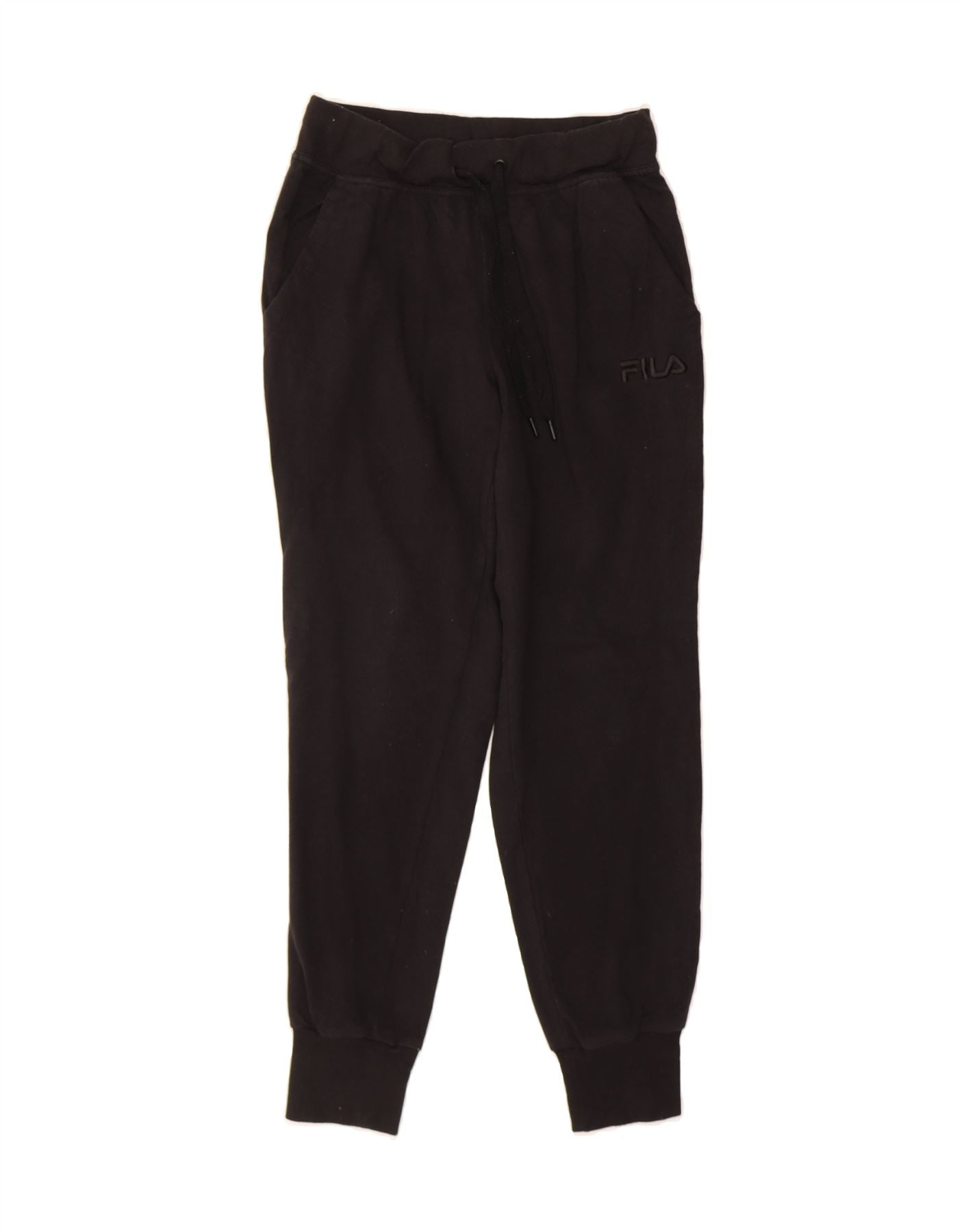 Pantaloni da tuta con grafica da donna FILA Joggers UK piccoli cotone nero
