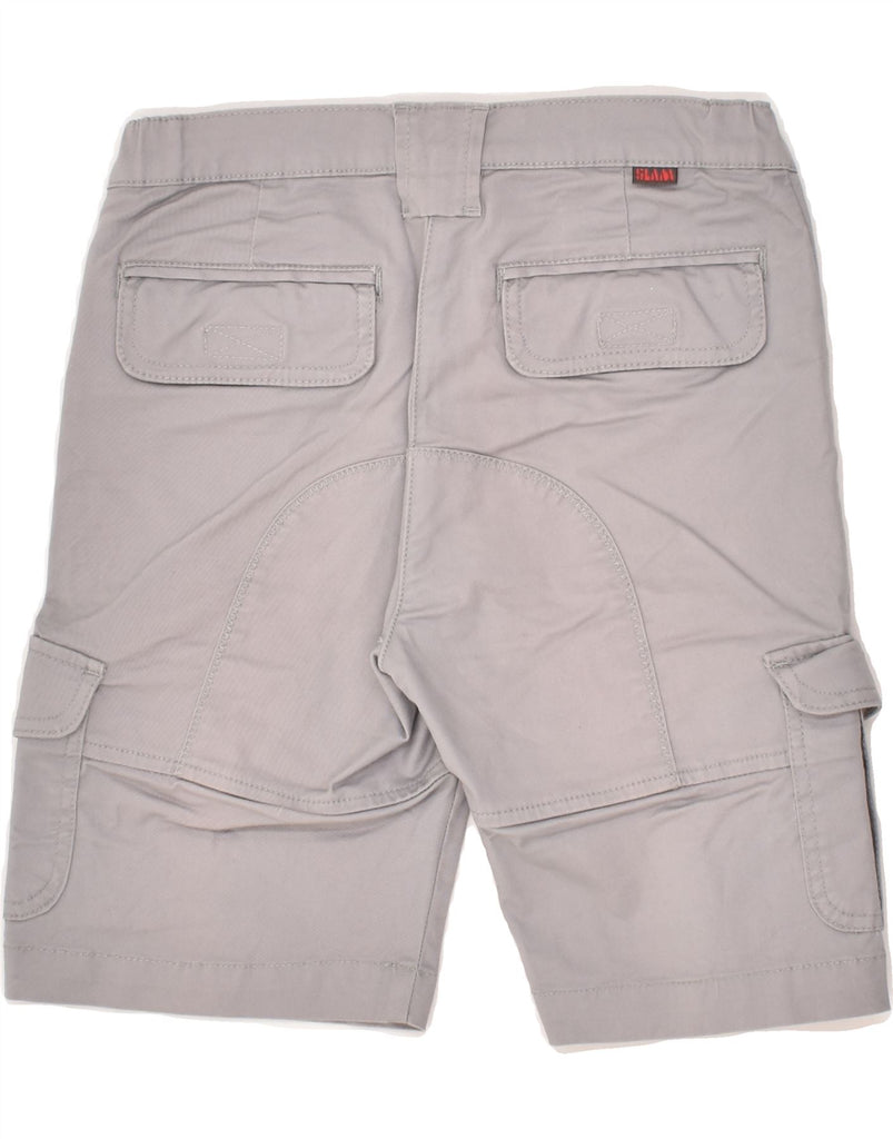 SLAM Womens Cargo Shorts EU 38 Medium W27 Grey Cotton | Vintage Slam | Thrift | Second-Hand Slam | Used Clothing | Messina Hembry 