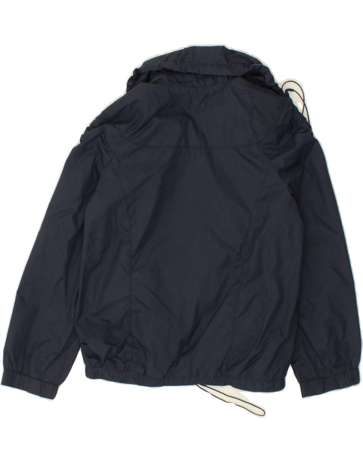 LIU JO Girls Rain Jacket 7-8 Years Navy Blue Polyamide Vintage Liu Jo and Second-Hand Liu Jo from Messina Hembry 