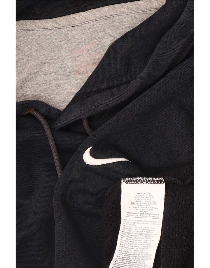 Nike Mens Hoodie Jumper 2XL Black Cotton