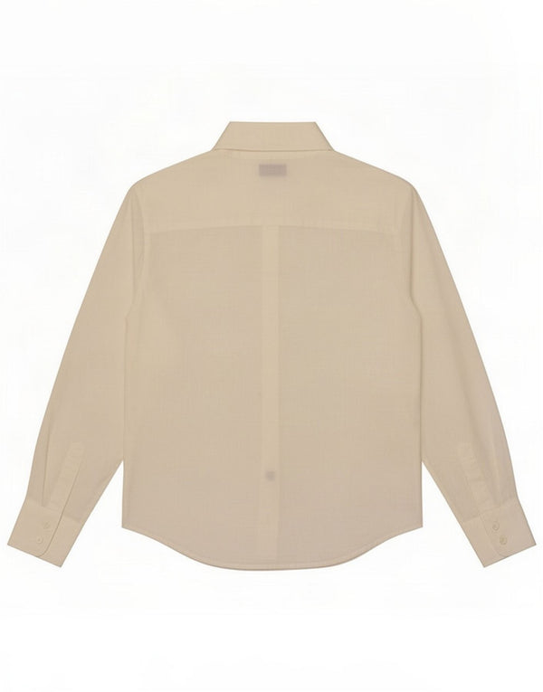 Armani Jeans Womens Shirt UK 14 Large White Linen