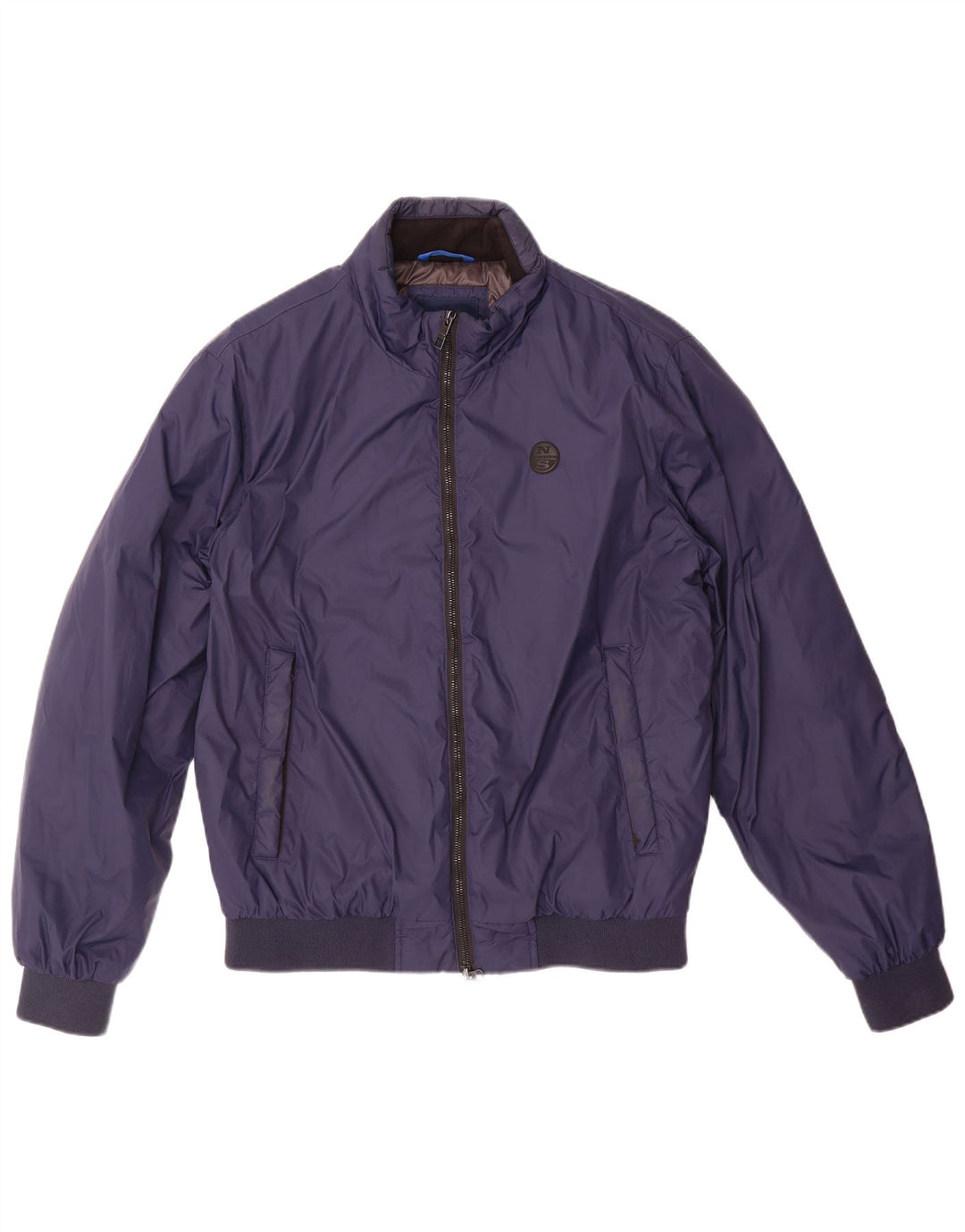 North Sails Mens Bomber Jacket UK 38 Medium Navy Blue Polyamide
