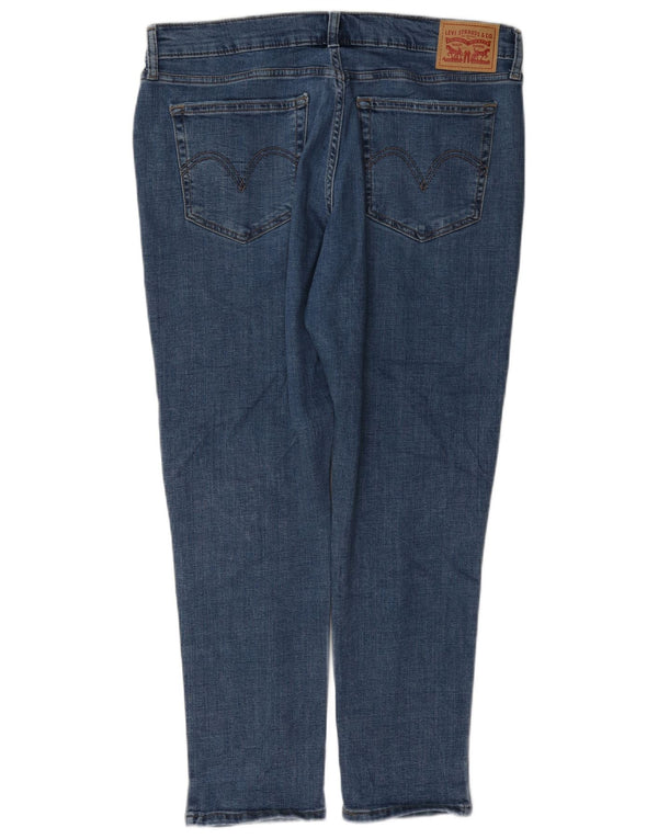 Levi's Womens Boyfriend Slim Jeans W31 L27 Blue Cotton
