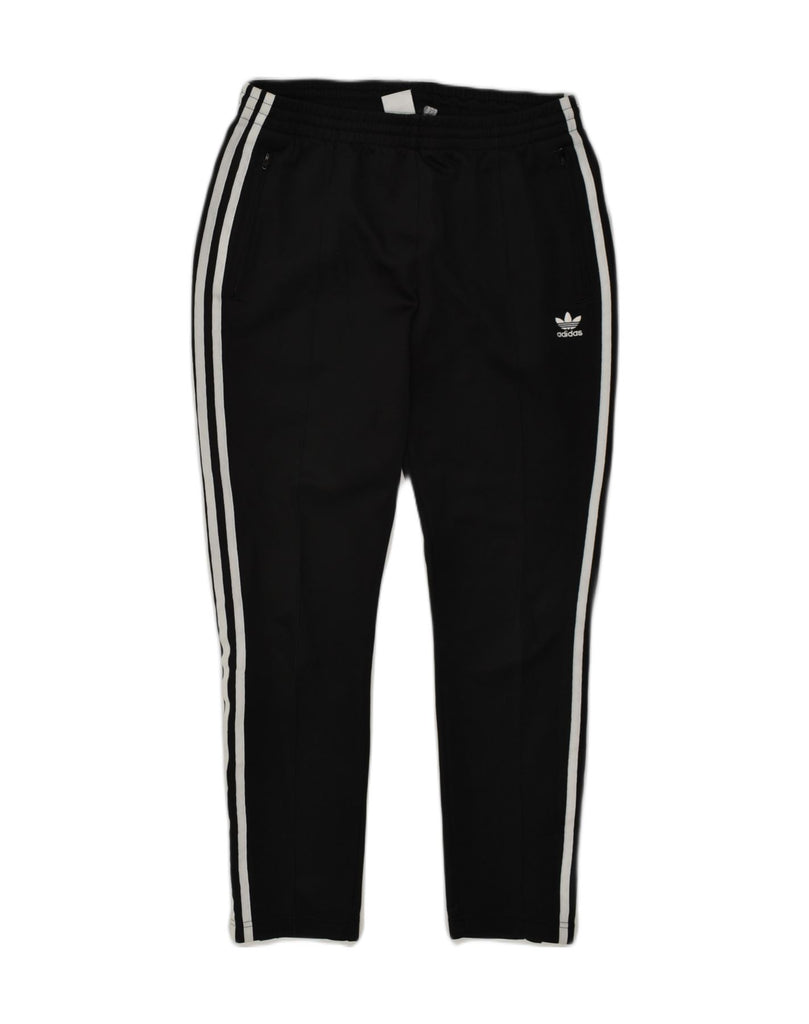 ADIDAS Womens Tracksuit Trousers UK 12 Medium Black | Vintage Adidas | Thrift | Second-Hand Adidas | Used Clothing | Messina Hembry 