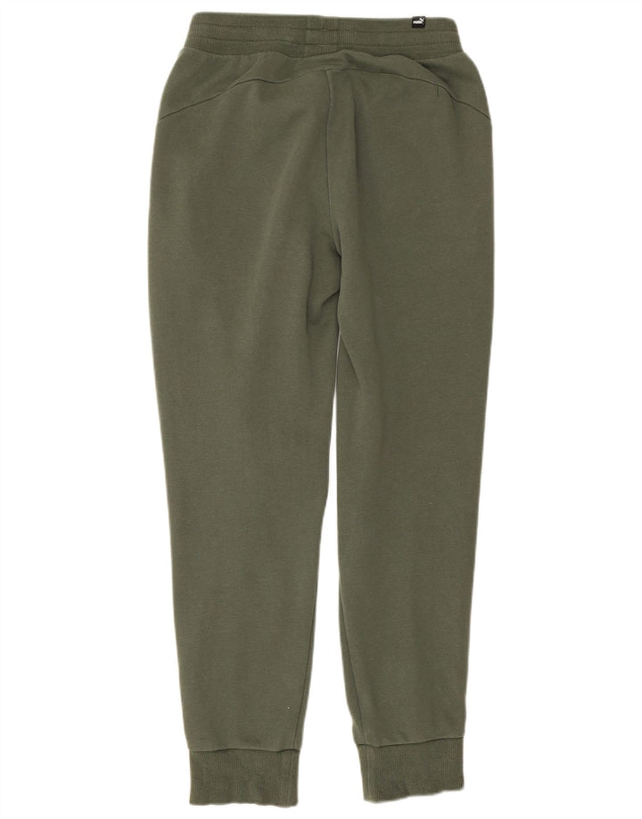 Puma Mens Tracksuit Trousers Joggers Small Khaki