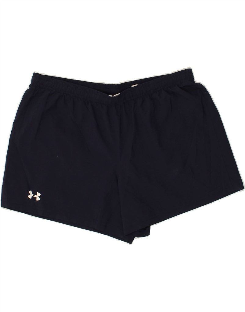UNDER ARMOUR Mens Sport Shorts Large Navy Blue | Vintage Under Armour | Thrift | Second-Hand Under Armour | Used Clothing | Messina Hembry 