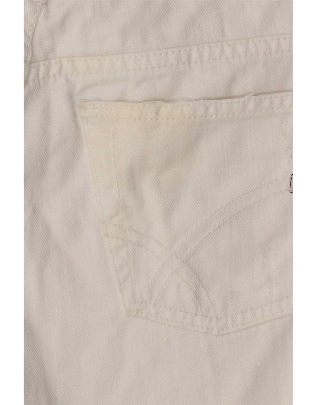 Gas Womens Slim Jeans W29 L34 White Cotton