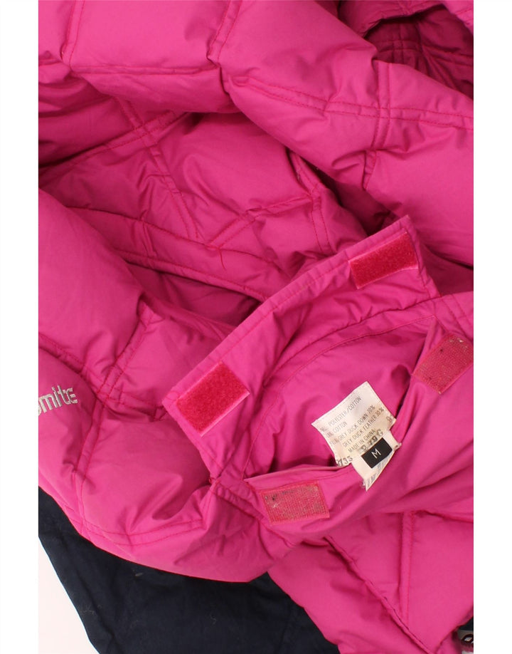 DOLOMITE Mens Reversible Padded Jacket UK 38 Medium Pink Argyle/Diamond Vintage Dolomite and Second-Hand Dolomite from Messina Hembry 