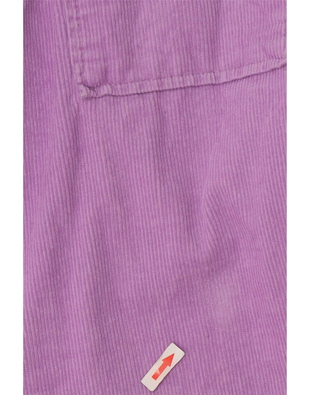Zara Womens Oversized Corduroy Jacket UK 16 Large Purple Cotton