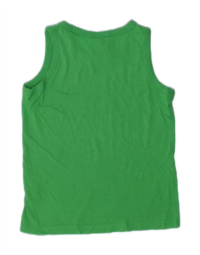 CHAMPION Boys Graphic Vest Top 5-6 Years XS  Green Cotton | Vintage Champion | Thrift | Second-Hand Champion | Used Clothing | Messina Hembry 