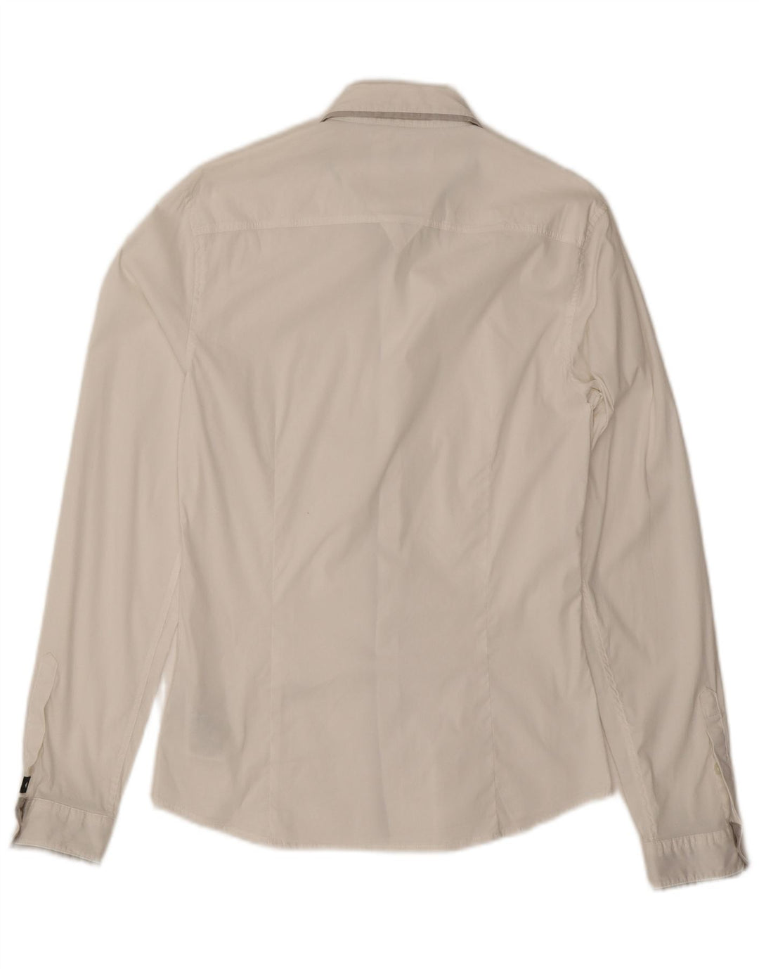 GUESS Mens Slim Fit Shirt Small White Cotton