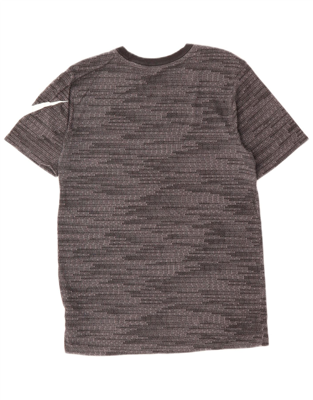 NIKE Mens Graphic T-Shirt Top Small Grey Cotton