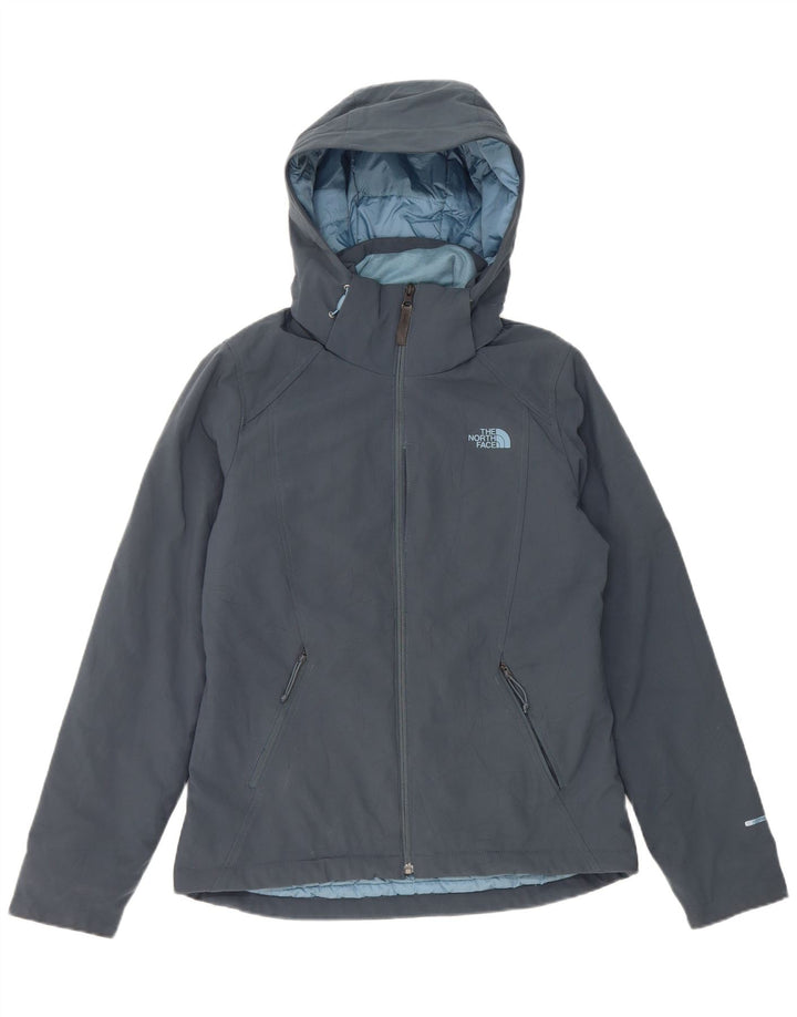 The North Face Womens Hooded Windbreaker Jacket UK 10 Small Navy Blue