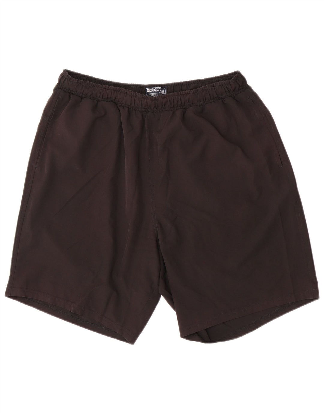 Mountain Warehouse Mens Regular Fit Sport Shorts Large Black Polyester