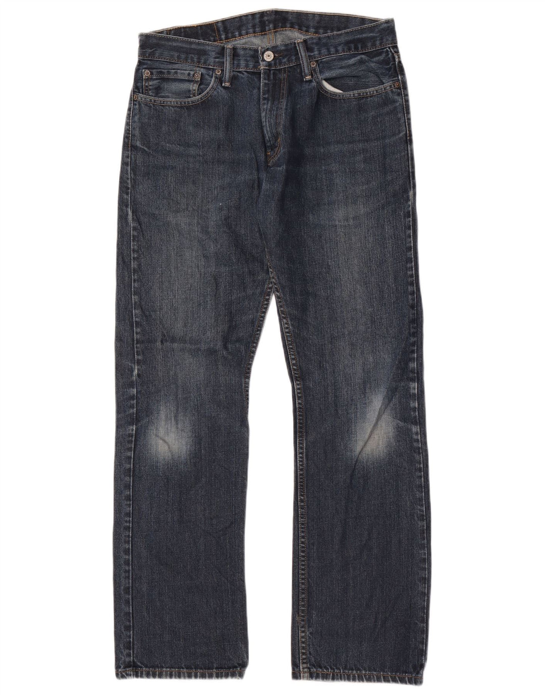 Levi's Mens 514 Straight Jeans W32 L32 Blue Cotton