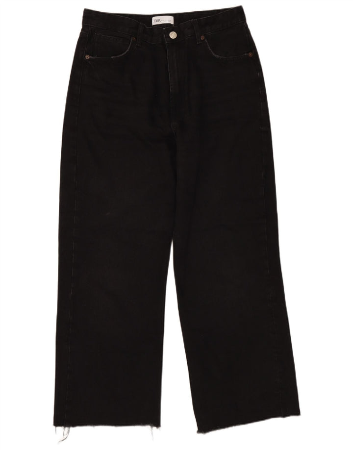 Zara Womens Loose Jeans EU 42 Large W32 L28 Black