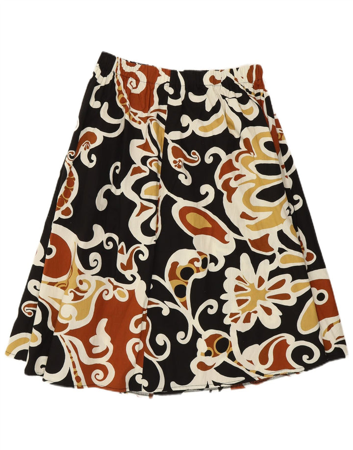 VINTAGE Womens A-Line Skirt W28 Medium Multicoloured Floral