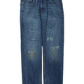 Levi's Mens 511 Distressed Slim Jeans W34 L34 Blue Cotton