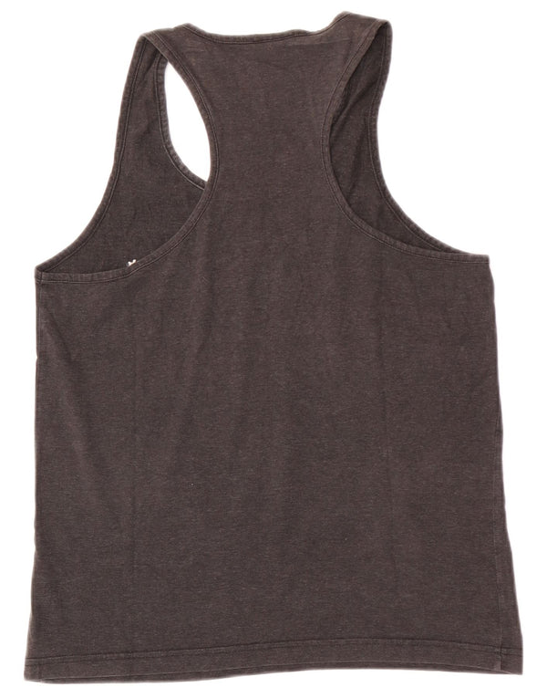 Reebok Mens Vest Top XS Grey Cotton