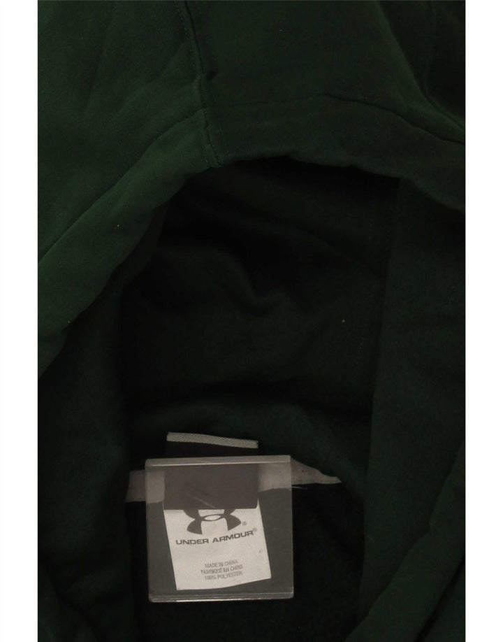 Under Armour Mens Hoodie Jumper Large Green Polyester