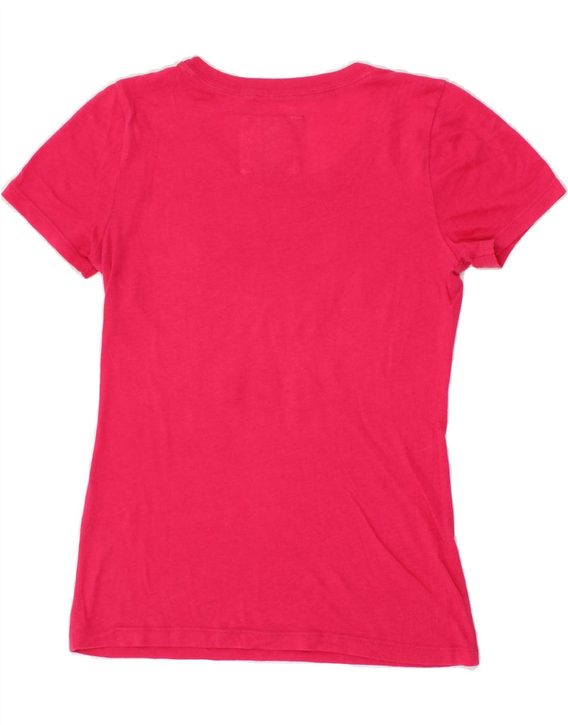 ABERCROMBIE & FITCH Girls Graphic T-Shirt Top 6-7 Years XL  Pink Vintage Abercrombie & Fitch and Second-Hand Abercrombie & Fitch from Messina Hembry 