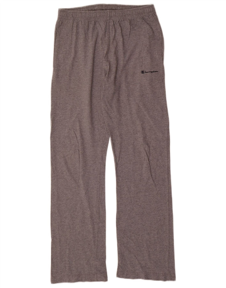 Champion Mens Tracksuit Trousers Medium  Grey Cotton