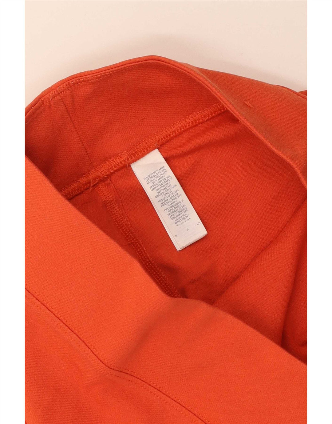 Nike Womens Leggings UK 10 Small Orange Viscose