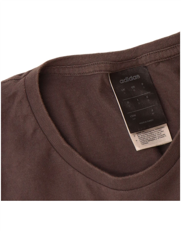 Adidas Mens Graphic T-Shirt Top Small Grey Cotton