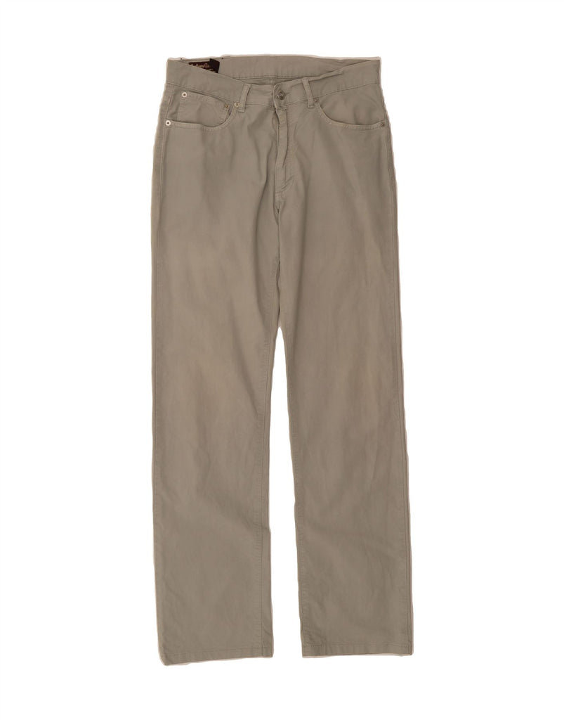 MARLBORO CLASSICS Mens Comfort Fit Straight Casual Trousers W33 L34 Grey Vintage Marlboro Classics and Second-Hand Marlboro Classics from Messina Hembry 
