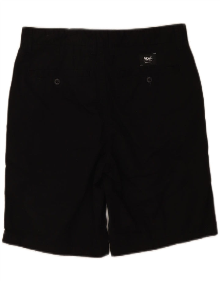 VANS Boys Chino Shorts 15-16 Years W28  Black Cotton Vintage Vans and Second-Hand Vans from Messina Hembry 