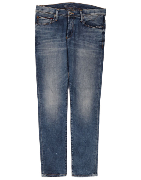 Tommy Hilfiger Mens Simon Skinny Jeans W33 L32 Blue Cotton