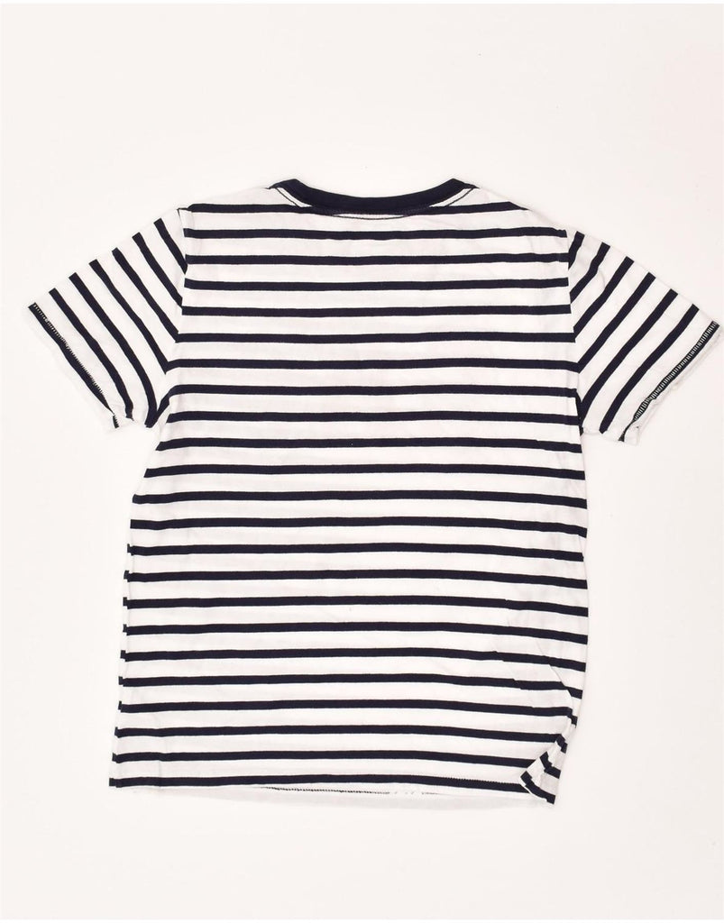 GAP Girls Graphic T-Shirt Top 12-13 Years XL White Striped Cotton Nautical | Vintage Gap | Thrift | Second-Hand Gap | Used Clothing | Messina Hembry 