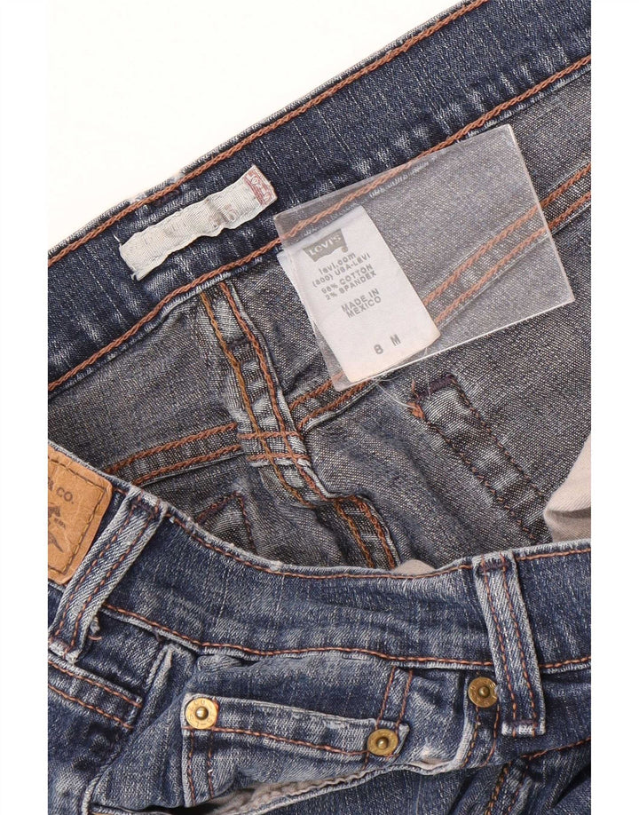 Levi's Womens 515 Bootcut Jeans US 8 Medium W30 L31 Blue Cotton