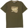 Mountain Warehouse Mens Graphic T-Shirt Top Medium Green