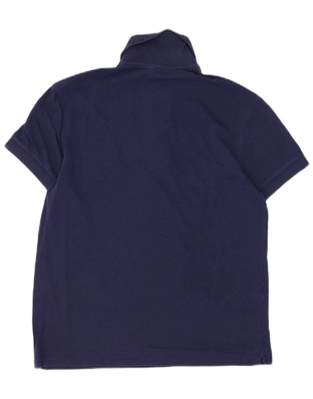 Lacoste Mens Polo Shirt Size 3 Small Navy Blue Cotton