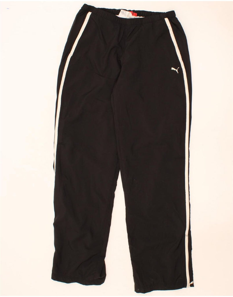 PUMA Womens Tracksuit Trousers UK 12 Medium Black Polyester Vintage Puma and Second-Hand Puma from Messina Hembry 