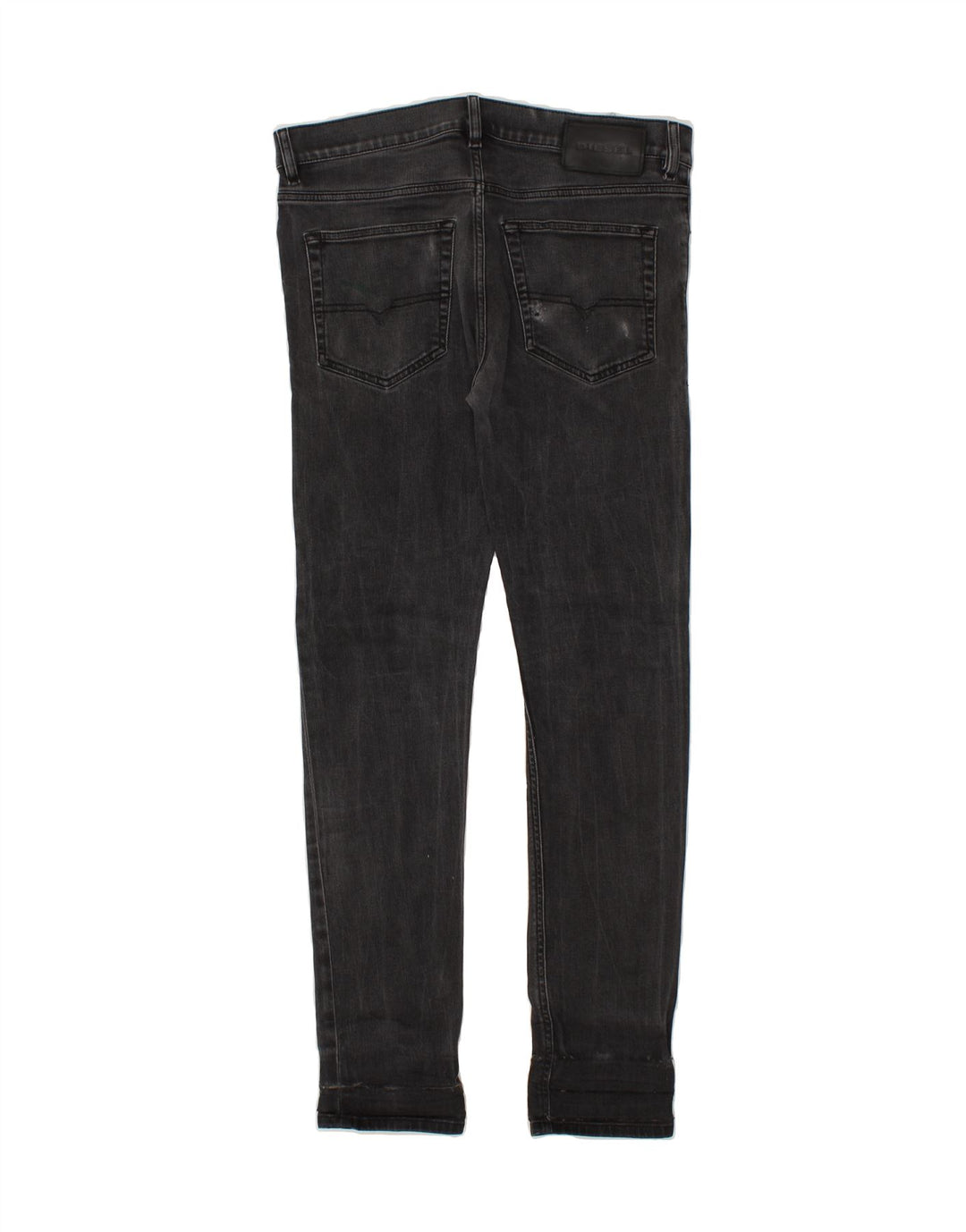 DIESEL Mens Slim Jeans W32 L32 Black Cotton