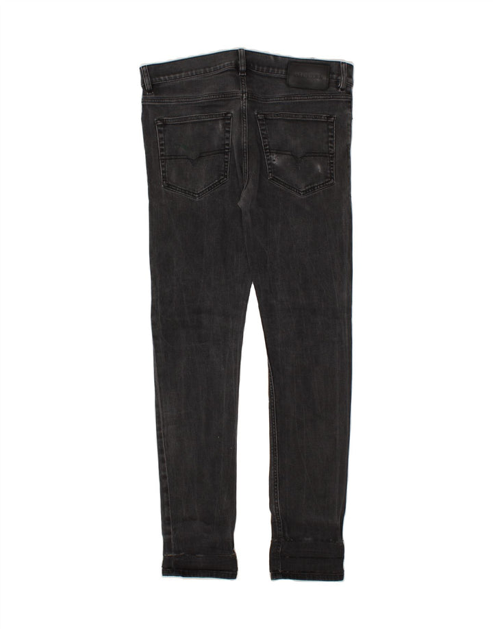DIESEL Mens Slim Jeans W32 L32 Black Cotton