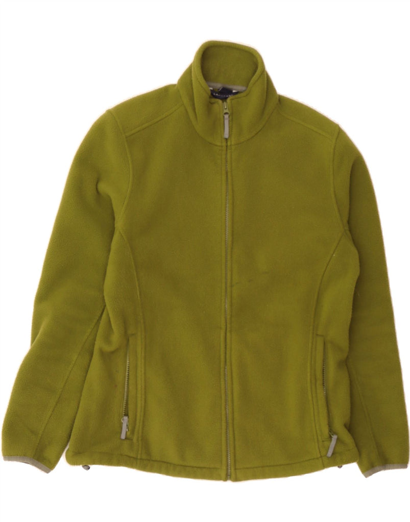 LANDS END Womens Fleece Jacket UK 10/12 Medium Green Polyester Vintage Lands End and Second-Hand Lands End from Messina Hembry 