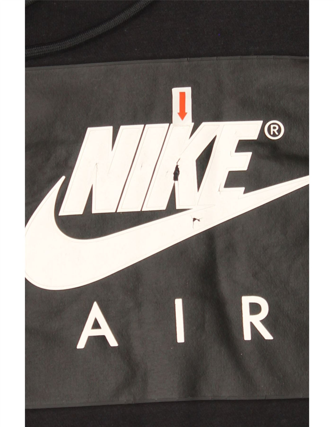 NIKE Mens Graphic Hoodie Jumper Large Black Cotton Vintage Nike and Second-Hand Nike from Messina Hembry 