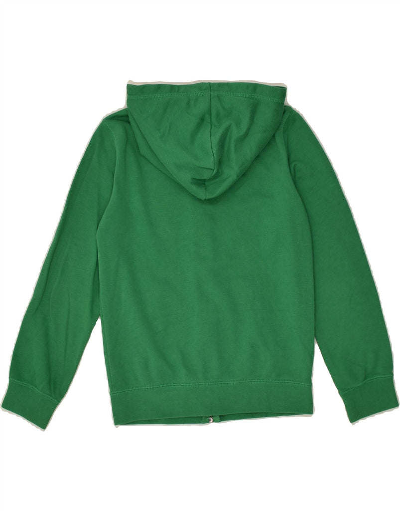 CHAMPION Girls Graphic Zip Hoodie Sweater 7-8 Years Small Green Cotton | Vintage Champion | Thrift | Second-Hand Champion | Used Clothing | Messina Hembry 